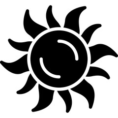 Fototapeta premium Sun Icon