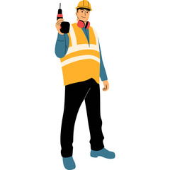 Construction Worker Illustration