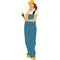 Construction Worker Illustration