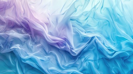 Obraz premium Concept of Summer and Spring with a Color Wave Blue Gradient and Pastel Textured Abstract Wallpaper