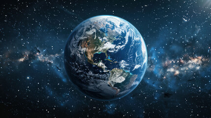 Obraz premium Digital Globe, Digital representation of Earth, Connectivity and Technology, Global Network 