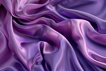 Obraz premium Bespoke jewelry marketing in deep mauve and violet silky 3D forms.