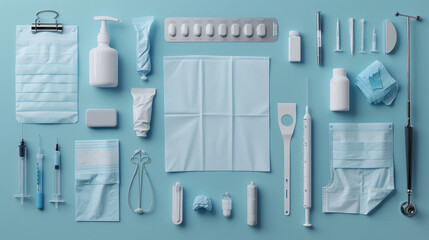 top view of medical equipment - Powered by Adobe