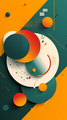 Obraz premium Modern infographic template vector image