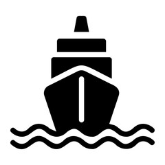 ship glyph style icon
