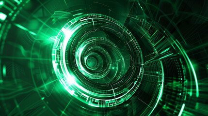 Fototapeta premium Emerald green designs pulse with energy, ideal for modern themes.
