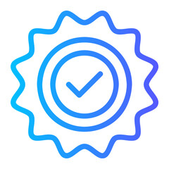 stamp gradient icon