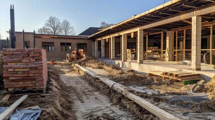 Each brick laid and beam secured brings the construction project one step closer to completion.