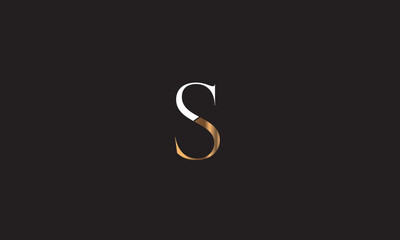 Obraz premium S, SS , S , Abstract Letters Logo Monogram