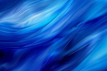 Captivating azure and indigo abstract blur, perfect for contemporary designs.