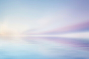 Serene sky blue and lavender abstract blur, ideal for designs that require a peaceful, calming effect.