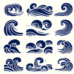 波のセット集