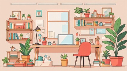 modern living room with table and chairs