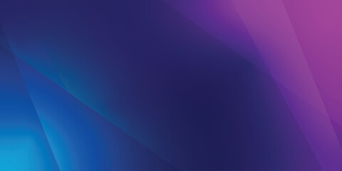 Obraz premium Abstract blue purple background vector, gradient color, with geometric shapes and space for design