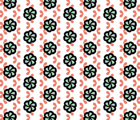 seamless pattern with flowers