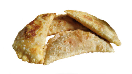 Juicy meat cheburek. Caucasian kitchen