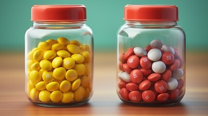 jars with medicine