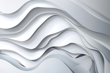 Obraz premium Silver paper cut backdrop ideal for advertising innovative technology products.