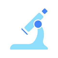 Microscope set icon. Microscope, laboratory, research, science, biology, magnification, observation, scientific equipment, analysis, education.