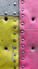 distressed pink and yellow grunge punk texture
