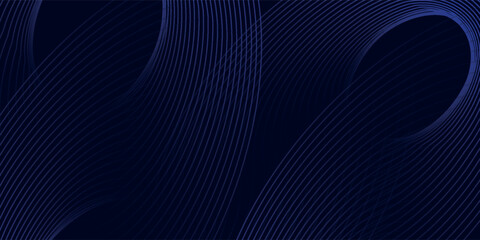 blue background with curved and overlapping blue gradient lines