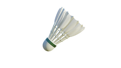 badminton shuttlecock 3D rendering