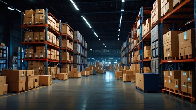Utilizing automation for product management in warehouse operations, leveraging AI systems to enhance efficiency at work.