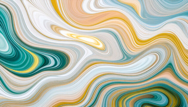 apier peint, color&eacute; avec marbrures et fluidit&eacute;