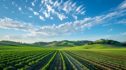 Serene landscape photography , Biotechnology farm ,
Agricultural biotechnology