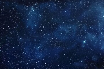 Galaxy Night Sky A starry night sky with faint nebulae and constellations background, ai generated	