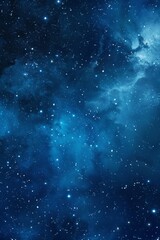 Galaxy Night Sky A starry night sky with faint nebulae and constellations background, ai generated	