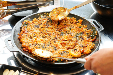 철판 볶음밥 누룽지