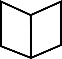 Paper icon in thin line style, Document papers pile, vector sign, linear pictogram isolated on transparent background, Symbol flat style logotype graphic design quality signs or success logo element.