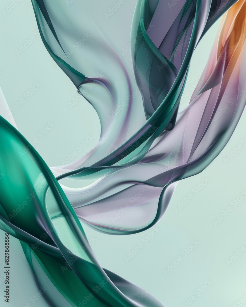 Aufkleber elegant abstract art display in neutral tones with sleek, clean lines for a sophisticated look