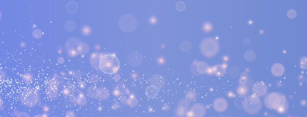 Christmas background. Powder PNG. Magic shining gold dust. Fine, shiny dust bokeh particles fall off slightly. Fantastic shimmer effect. © Виктория Проскурина