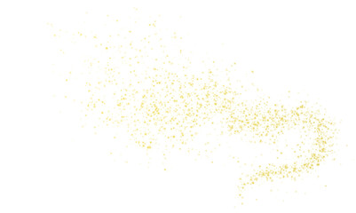 Christmas background. Powder yellow dust light PNG. Magic shining yellow dust. Fine, shiny dust bokeh particles fall off slightly. Fantastic shimmer effect.

