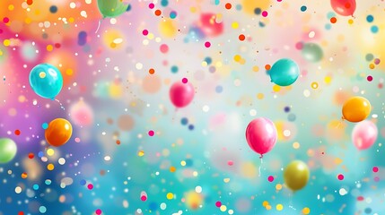 birthday, celebration, background, balloon, party, fun, decoration, celebrate, confetti, event, greeting, happy, design, invitation, surprise, happy birthday, element, gift, illustration, card, vector