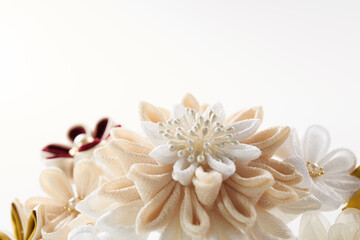 つまみ細工のアクセサリー