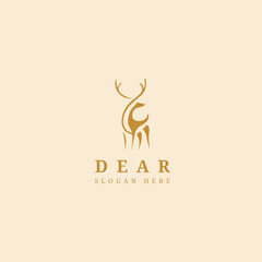 Dear logo for a luxury brand. logo template