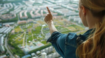 Urban planner heading a city redevelopment project, balancing stakeholder interests with community benefits