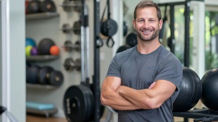 Fitness trainer specializing in exercise programs that help improve mental health outcomes for clients with depression