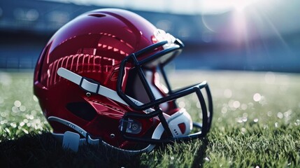 Fototapeta premium Sports equipment manufacturer designing innovative gear, focusing on safety and performance