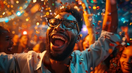 Capture the athlete's festive spirit as they unwind and celebrate