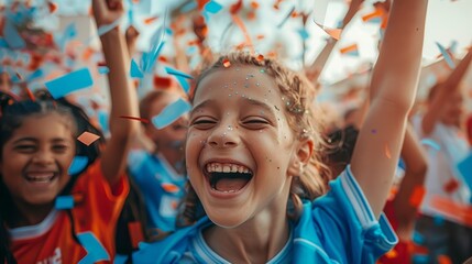 Capture the athlete's sense of accomplishment and fulfillment