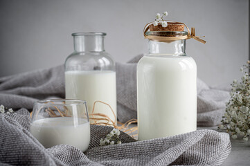 bottle of milk food photography natural milk