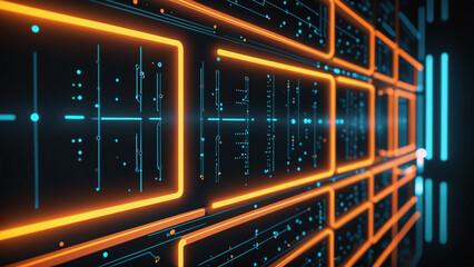 neon color light tubes background