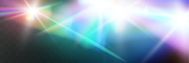 Light,rainbow, crystal, reflection, effect,vector illustration.	