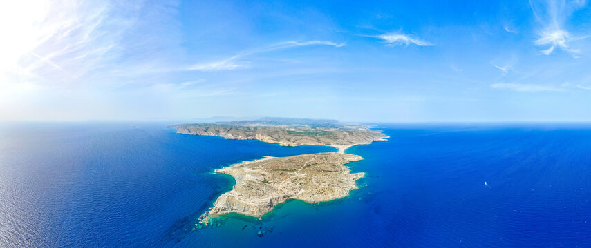 Prasonisi Rhodes Greece - Crystal Clear Blue Seawater