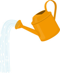 yellow watering can © April29