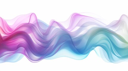 Calming rhythm liquid abstract waves background with gradient color.